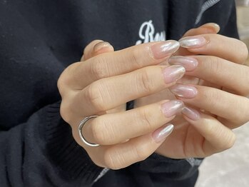 シル ネイル 江坂(Cil nail)/ミラーグラデ/フィルイン