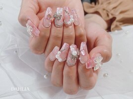 可愛いピンクネイル☆