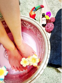 アリラ(Alila)の写真/疲れた心と体を、Alilaのリンパマッサージでリフレッシュ！お好みのオイルで特別な癒し体験を。