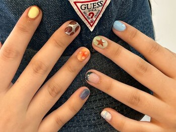 ジェミーネイル シンジュク(Jemiy nail shinjuku)/【Miku】個性派カラフル