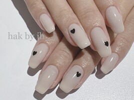 ワンカラー＋ハートホログラム