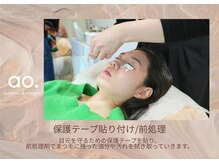 アオ 池尻大橋(ao.)/～保護テープ貼り付け/前処理～