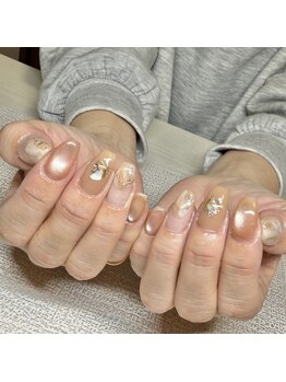 バルミー(Balmy)の写真/自爪を削らず、アセトンも使わない!爪を大切に長く楽しめます◎トレンド感のあるニュアンスデザインが◎