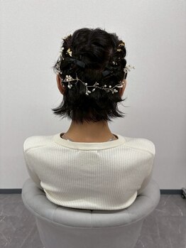 ミカヅキ 赤坂/ブライダルヘアセット!