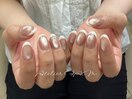 マグネット×フレンチネイル