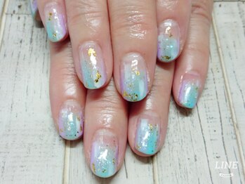 ウォーターワールド 大和店(WATER WORLD)/塗りかけネイル