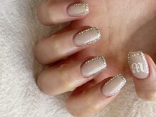 アイネイルズ 天神今泉店(I-nails)/【sana.i】ワンホンイニシャル