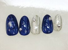 ネイルサロン フローリア(nail salon Florir)/ワンカラー×でこぼこアート