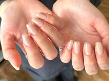 ラピス(Lapis)/クリアフレンチ/シンプルネイル