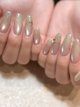 ルーチェドスパッシュ 仙台 長町(Luce da Spash)の写真/爪が短くても指先をキレイに見せる仕上がりに☆経験豊富なネイリストがワンランク上のネイルをお届け