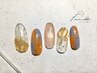 【新規】季節のデザインネイルコース¥9480/autumn&Halloween design★