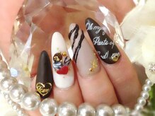 ネイルブラックシー デコ電ショップ クリスタルシー(BLACK SEA Shop Crystal Sea)/チョコネイル