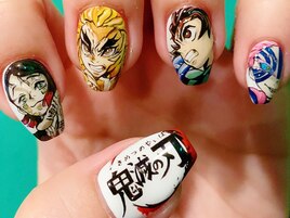 鬼滅の刃痛ネイル
