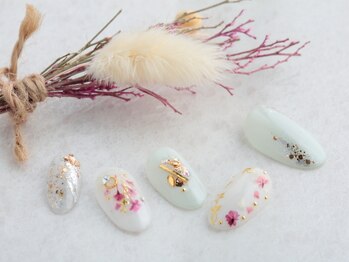 ネイルサロン ソウ 京橋店(Nail Salon Sou)/押し花ネイル