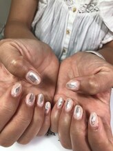 アトリエ ハルミナ(atelier harumina)/ミラーネイル/甘辛ミックス