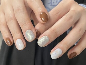シーズネイル 渋谷店(She's nail)の写真/《仕事終わりに通いやすい♪》定額Art¥4500~21時迄営業★渋谷駅徒歩3分【写真:初回オフ込¥6980】