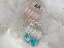 エマネイル プラスキハクヤ 天満橋店(EmaNail+KIHAKUYA)の雰囲気（毎月変わる定額デザインが豊富◎次回予約でずっとオフ無料！）