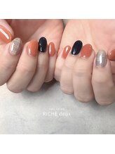 リッシュ ドゥ(RICHE deux)/秋色ニュアンスチェック