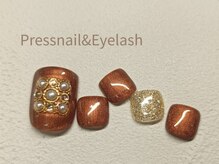 プレス ネイルアンドアイラッシュ(PRESS NAIL&EYELASH)/【フット】定額※オフ込￥13800