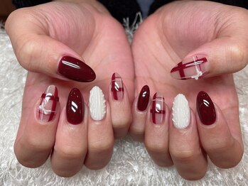 赤チェックデザイン