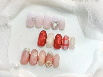 ナンシー(Nancy)/Valentine nail。◯
