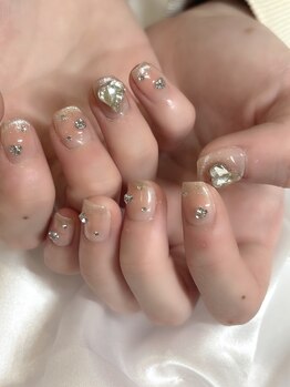 チークネイル+パーツ♪