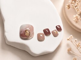 【定額】大人ピンクの上品フット