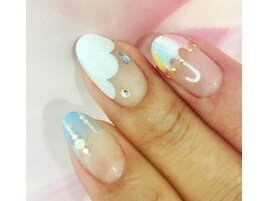 梅雨ネイル