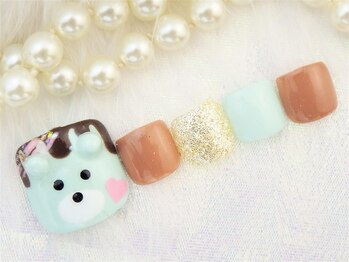 ネイルズガッシュ 蒲田東口店(NAILsGUSH)/*チョコくま*