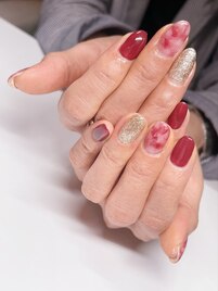 ポイントニュアンスネイル