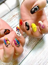 クリアー(clear)/ハロウィンアシメ付けほ11000円