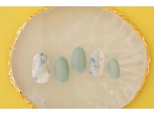エムスラッシュ フィール 東戸塚店(M.SLASH)/くすみブルーネイル