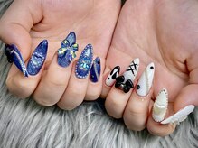 ルビーネイル 太閤通駅店(RUBY NAIL)/スカルプ　10本アート付け放題