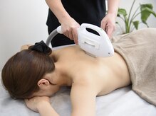 脱毛と同時に、黒ずみケアもできるようになりました♪