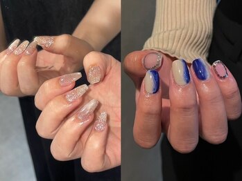 ペペ バイ オカバ 平野店(PEPE by okaba)の写真/【カラーパーツ300以上★トレンドサンプルも豊富にご用意】理想のネイルが叶う☆持ち込みやり放題も◎