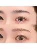 《人気No.2／セットメニュー》　間引き付アイブロウWAX＋まつ毛パーマ ¥9,800