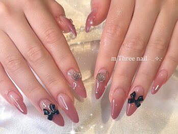 エムスリーネイル(m Three nail)の写真/〔見るたび心が躍るネイル〕ワンカラー/マグネット/フレンチetcデザイン豊富。+.♪SNSの画像持ち込みもOK！