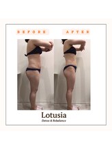 ルトゥーシア(Lotusia)/全身　before→after