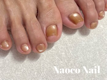 ナオコネイル(Naoco Nail)/夏*角質ケア*琥珀イエローマグ