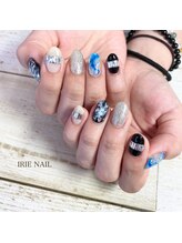 アイリーネイル(IRIE NAIL)/ジェル　手描き4本アート