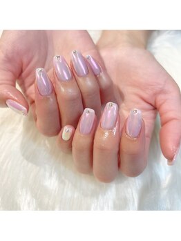 ノラ シブヤ(NORA SHIBUYA)/オーロラネイル/ワンホンネイル