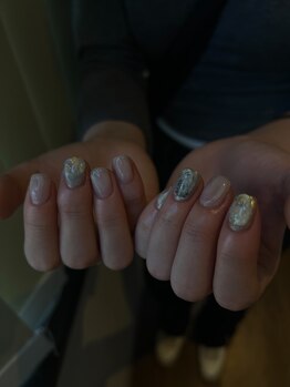 オマモリ ネイル 心斎橋店(omamori nail)/自然ネイル