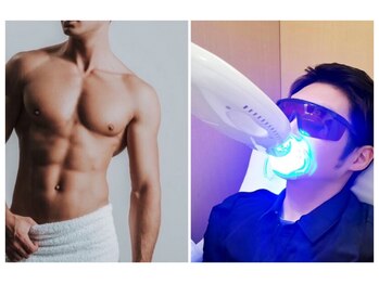 サロンエピ(Salon Epi)の写真/【全身脱毛＋セルフホワイトニング¥10980】コーヒー・タバコもOK!脱毛と一緒に制限なしで歯を白く◎