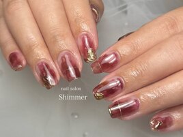 秋色ニュアンスネイル