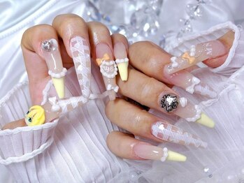 プティネイル(Puty Nail)/メンカラホイップフレンチネイル