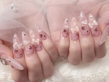 ミルキーウェイバイミーネイル 南堀江店(Milkyway by menail)の雰囲気（韓国っぽ無料パーツ1500種類取り揃え◎ワンホンネイル専門☆）