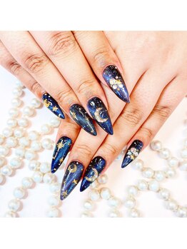 ビューティーアップ 池袋(Beauty Up)/マグネットで星空ネイル!