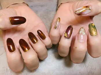 イデアル(ideal)/ジェルデザインフリー5本アート