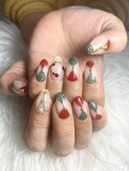 インプレス 鶴見店(Impress)/クリスマスネイル