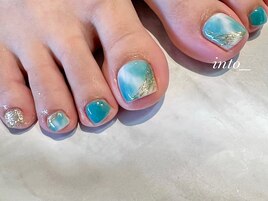 フット　ニュアンス　ブルー